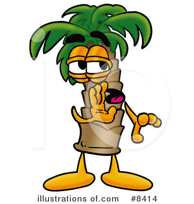 Palm Tree Clipart #8414 by Mascot Junction