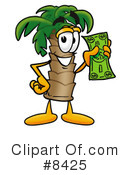 Palm Tree Mascot Clipart #8425 by Mascot Junction