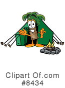 Palm Tree Mascot Clipart #8434 by Mascot Junction
