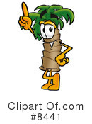 Palm Tree Mascot Clipart #8441 by Mascot Junction