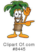 Palm Tree Mascot Clipart #8445 by Mascot Junction