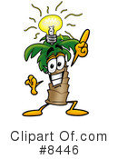 Palm Tree Mascot Clipart #8446 by Mascot Junction