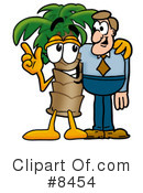 Palm Tree Mascot Clipart #8454 by Mascot Junction