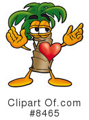Palm Tree Mascot Clipart #8465 by Mascot Junction