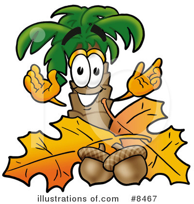 Palm Tree Mascot Clipart #8467 by Toons4Biz