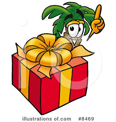 Palm Tree Mascot Clipart #8469 by Toons4Biz