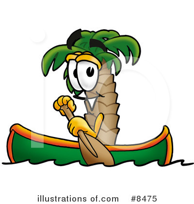 Palm Tree Mascot Clipart #8475 by Toons4Biz