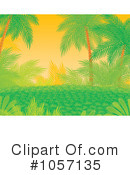 Palm Trees Clipart #1057135 by Alex Bannykh