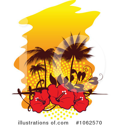 Hibiscus Clipart #1062570 by Vector Tradition SM