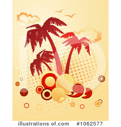 Royalty-Free (RF) Palm Trees Clipart Illustration by Vector Tradition SM - Stock Sample #1062577