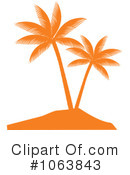 Palm Trees Clipart #1063843 by Vector Tradition SM