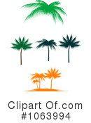 Palm Trees Clipart #1063994 by Vector Tradition SM