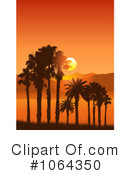 Palm Trees Clipart #1064350 by KJ Pargeter