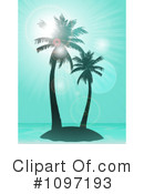 Palm Trees Clipart #1097193 by elaineitalia