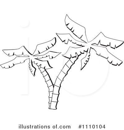 Palm Tree Clipart #1110104 by Dennis Holmes Designs