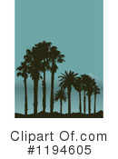 Palm Trees Clipart #1194605 by KJ Pargeter