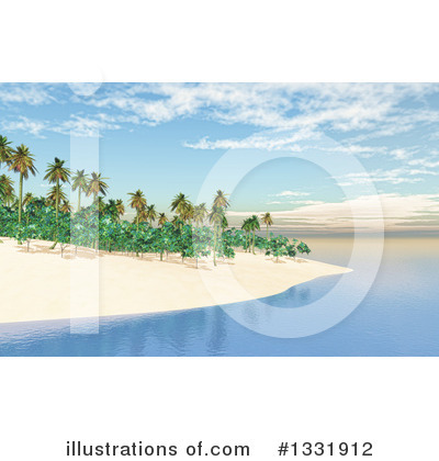 Royalty-Free (RF) Palm Trees Clipart Illustration by KJ Pargeter - Stock Sample #1331912