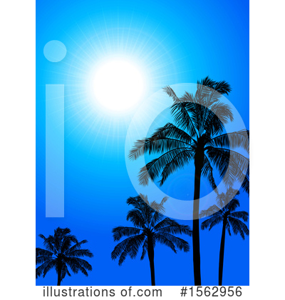Royalty-Free (RF) Palm Trees Clipart Illustration by elaineitalia - Stock Sample #1562956