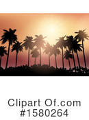 Palm Trees Clipart #1580264 by KJ Pargeter
