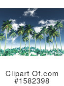 Palm Trees Clipart #1582398 by KJ Pargeter
