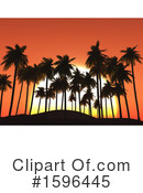 Palm Trees Clipart #1596445 by KJ Pargeter
