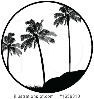 Palm Trees Clipart #1656310 by elaineitalia