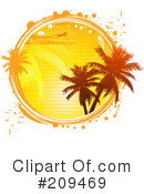 Palm Trees Clipart #209469 by elaineitalia
