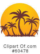 Palm Trees Clipart #60478 by John Schwegel