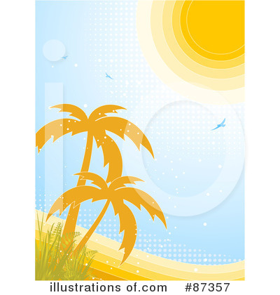 Royalty-Free (RF) Palm Trees Clipart Illustration by elaineitalia - Stock Sample #87357