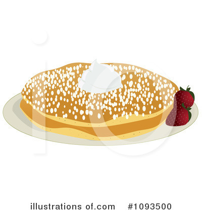 Royalty-Free (RF) Pancakes Clipart Illustration by Randomway - Stock Sample #1093500