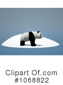 Panda Bear Clipart #1068822 by chrisroll