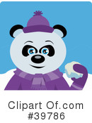 Panda Bear Clipart #39786 by Dennis Holmes Designs