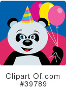 Panda Bear Clipart #39789 by Dennis Holmes Designs
