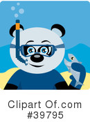 Panda Bear Clipart #39795 by Dennis Holmes Designs