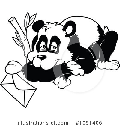 Royalty-Free (RF) Panda Clipart Illustration by dero - Stock Sample #1051406