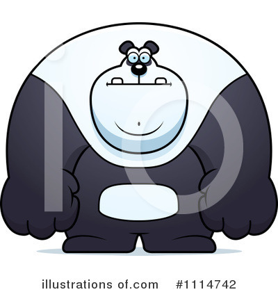 Royalty-Free (RF) Panda Clipart Illustration by Cory Thoman - Stock Sample #1114742