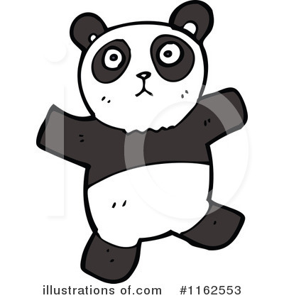 Royalty-Free (RF) Panda Clipart Illustration by lineartestpilot - Stock Sample #1162553
