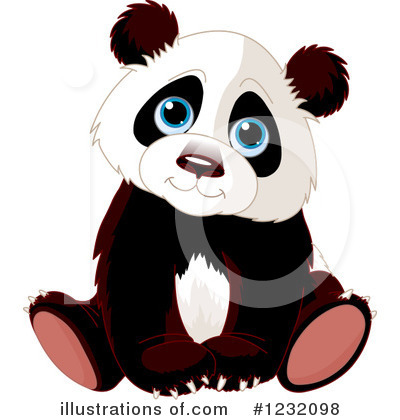 Panda Clipart #1232098 by Pushkin