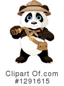 Panda Clipart #1291615 by Pushkin