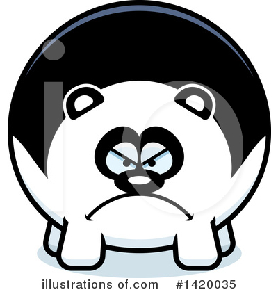 Panda Clipart #1420035 by Cory Thoman