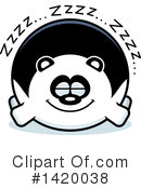 Panda Clipart #1420038 by Cory Thoman