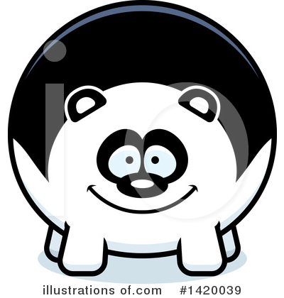 Panda Clipart #1420039 by Cory Thoman