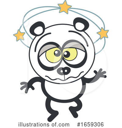 Royalty-Free (RF) Panda Clipart Illustration by Zooco - Stock Sample #1659306