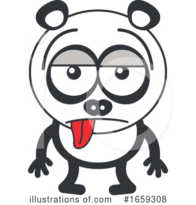 Royalty-Free (RF) Panda Clipart Illustration by Zooco - Stock Sample #1659308