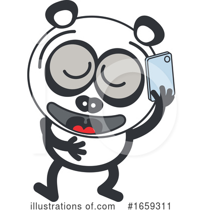 Royalty-Free (RF) Panda Clipart Illustration by Zooco - Stock Sample #1659311