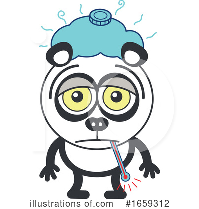 Royalty-Free (RF) Panda Clipart Illustration by Zooco - Stock Sample #1659312
