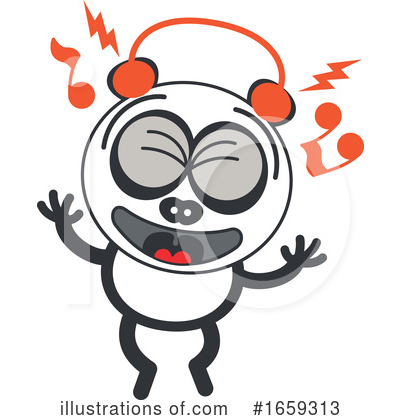 Panda Clipart #1659313 by Zooco