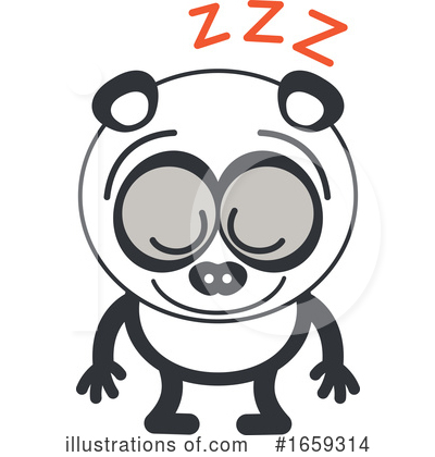 Royalty-Free (RF) Panda Clipart Illustration by Zooco - Stock Sample #1659314