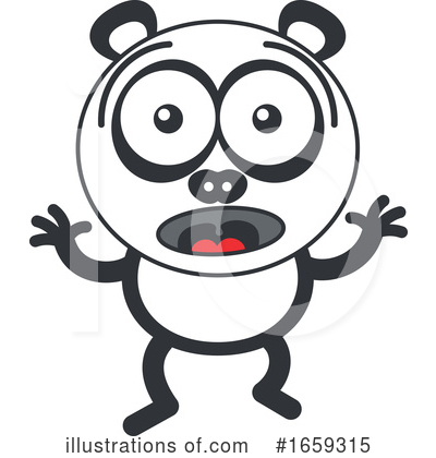 Royalty-Free (RF) Panda Clipart Illustration by Zooco - Stock Sample #1659315