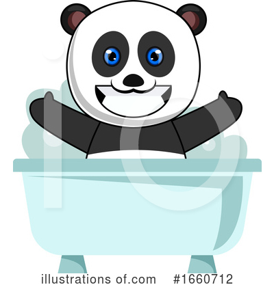 Royalty-Free (RF) Panda Clipart Illustration by Morphart Creations - Stock Sample #1660712